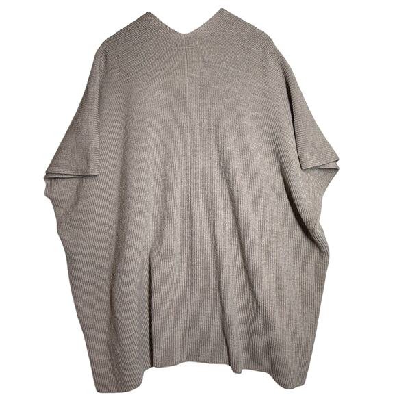 Tart Collections Beige 100% Merino Wool Open Cardigan Sweater M/L - Picture 6 of 7